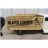 Image 3 : Minnitoy Truck with Beaver Lumber Box, Pressed Steel, 1950s, 17" Long
