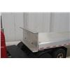 Image 13 : Smith-Miller Mack B Semi with Flat Deck Trailer, Pressed Steel and Die-Cast, 35" Long