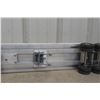 Image 20 : Smith-Miller Mack B Semi with Flat Deck Trailer, Pressed Steel and Die-Cast, 35" Long