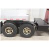 Image 5 : Smith-Miller Mack B Semi with Flat Deck Trailer, Pressed Steel and Die-Cast, 35" Long