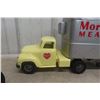 Image 2 : Tonka Truck and Trailer Morell Meats Pressed Steel 1950s 23 1/2" Long