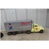 Image 7 : Tonka Truck and Trailer Morell Meats Pressed Steel 1950s 23 1/2" Long