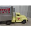 Image 8 : Tonka Truck and Trailer Morell Meats Pressed Steel 1950s 23 1/2" Long
