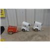 Image 1 : Three Tonka Trailers Pressed Steel
