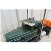 Image 11 : All American Toy Co. 1/12 Die Cast With Lowboy Trailer 45" Long Vintage With Access Riggers Crane W