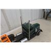 Image 5 : All American Toy Co. 1/12 Die Cast With Lowboy Trailer 45" Long Vintage With Access Riggers Crane W