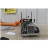 Image 9 : All American Toy Co. 1/12 Die Cast With Lowboy Trailer 45" Long Vintage With Access Riggers Crane W