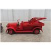Image 2 : Two TEKNO Tinplate Die Cast Cab and Tow Truck 1930s to 1950s 6 1/2" Long