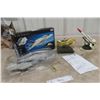 Image 1 : Corgi Bloodhound Missile and Launcher Sold With Sherman M4 Tank and Testors F-14 Tomcat 1/100 Die C