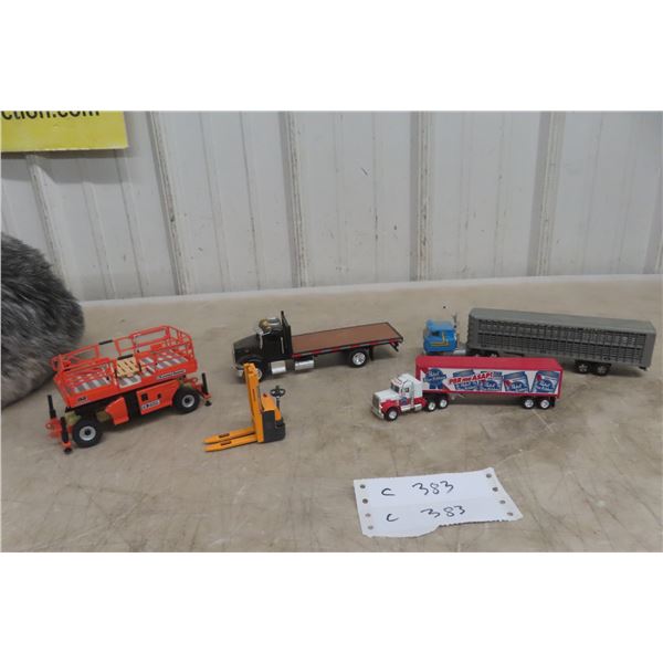 Plastic and Die Cast Trucks Forklift