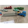 Image 2 : Four Plastic Cars and Odds Die Cast Plus Some Dinky With Axle Tire Problem