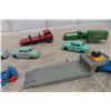 Image 7 : Four Plastic Cars and Odds Die Cast Plus Some Dinky With Axle Tire Problem