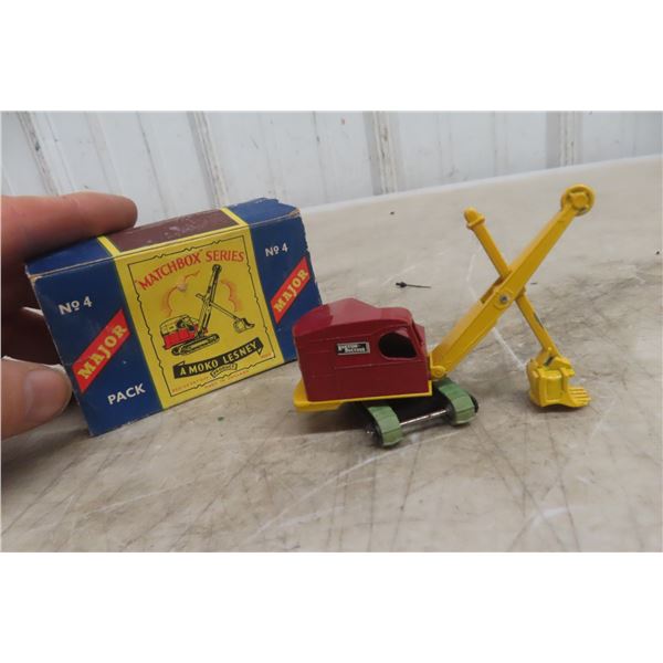 Matchbox Major No. 4 Ruston-Bucyrus Mechanical Shovel 1950s–1960s With Box