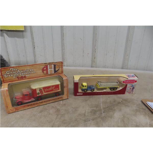 Trackside Lledo Days Gone By Ford 1/76 Scale In Box and 1/64 Scale Yuengling Beer Truck and Trailer