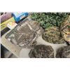 Image 8 : Camouflage Hunting Gear, XL: Rain Gear, Insulated Overalls, Hat, Stove Bluing, New or Near New