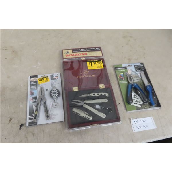 3 NewPacks of Knife Tool Sets: Winchester, Candia, and Sheffield