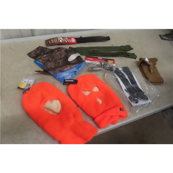 New Balaclava, Wader Socks, Ammo Belt, and Gun Sling, and More