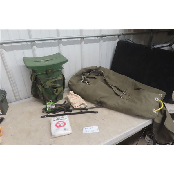 Canvas Duffle Bag, Hunter Camo, Little Lifter Hoist, and More