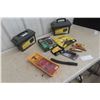 Image 1 : 2 Magnum .30 Caliber Ammo Cans, Gun Cleaning Kit, Duck Call, Compass, Torch/Light, and Shovel