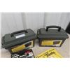 Image 2 : 2 Magnum .30 Caliber Ammo Cans, Gun Cleaning Kit, Duck Call, Compass, Torch/Light, and Shovel