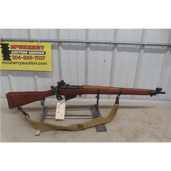 Enfield No. 4 Long Branch, .308, Bolt Action, 25" Barrel, Serial No. 92L 8803, Peep Sight, Full Woo
