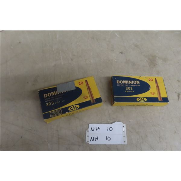 40 Rounds CIL .303 British Ammunition