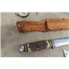 Image 3 : Hunting Knife, Pocket Knife, and Compass