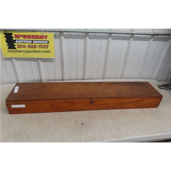 Wood Gun Case HB, 48" x 9" x 5"