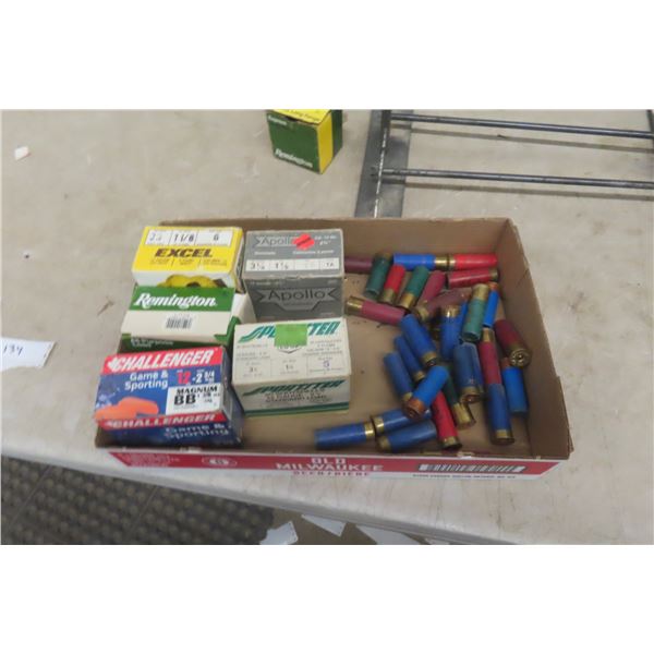 12 Gauge Ammo - 140 Rounds, 20 Gauge Ammo 8 Rounds, 28 Gauge Ammo 6 Rounds