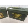 Image 3 : Military Metal Ammunition Cases — 2 Cases