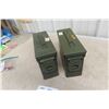 Image 4 : Military Metal Ammunition Cases — 2 Cases