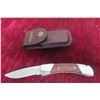 Image 8 : Buck Model 600 Folding Knife 7½" and Kubay Folding Knife 4½" — Buck With Sheath