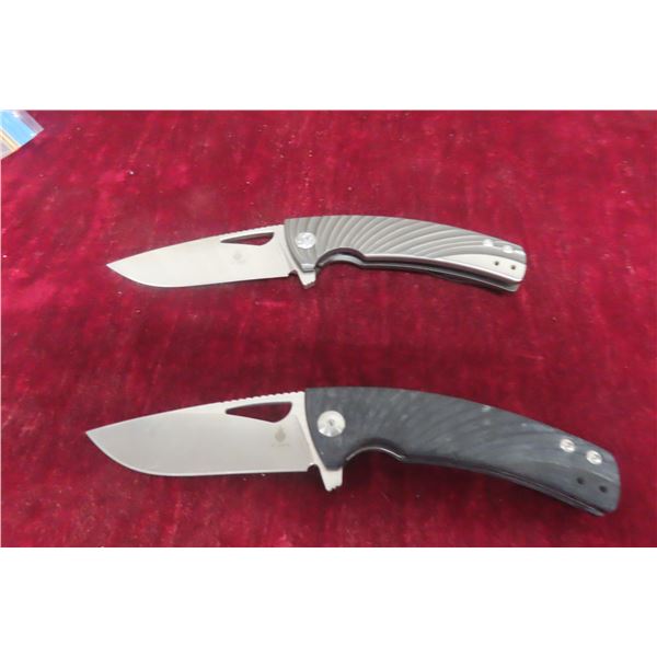 Kizer S35VN Folding Knife 8" and Kizer VG-10 Folding Knife 8"