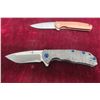 Image 2 : Kizer N690 Folding Knife 7" and Kizer S35VN Folding Knife 8" with Microtech Pen — With Case
