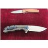 Image 5 : Kizer N690 Folding Knife 7" and Kizer S35VN Folding Knife 8" with Microtech Pen — With Case