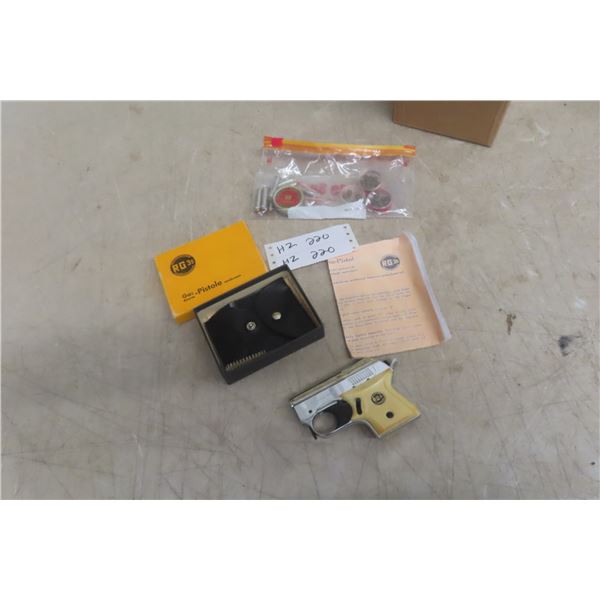 Rohm RG 3s Starter Pistol – In Box with Accessories, Case, and Blank Ammo