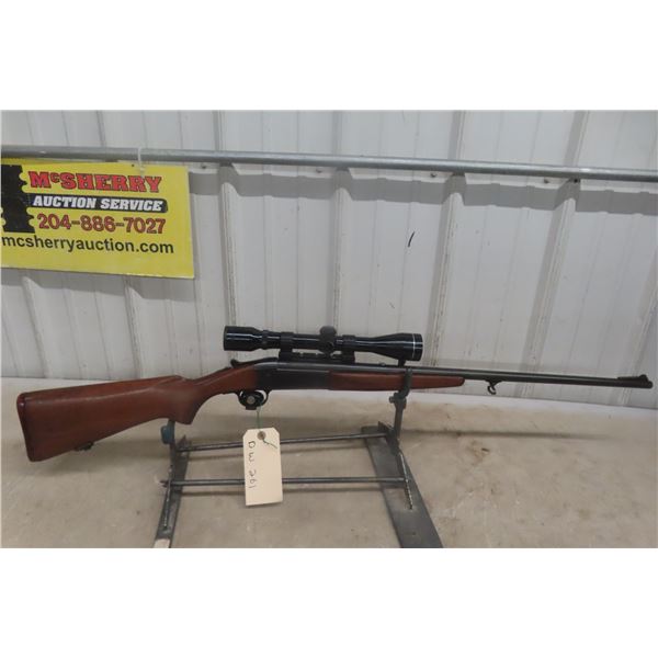 Savage 219 – .30-30, Single Shot, 26" Barrel, S/N 219, Tasco 4×40 Scope