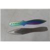 Image 6 : Throwing Knives Set of 3 with Sheath – 2 Singles and 2 Rubber Throwing Stars
