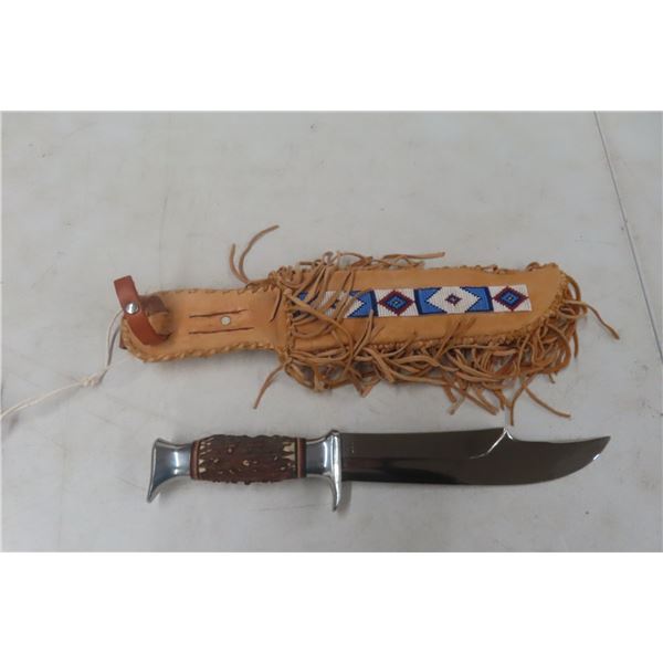 Solingen Edge Bowie Knife – 8" Blade, 13.5" Overall Length, with Sheath