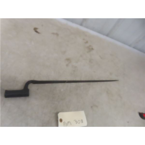 Military Bayonet,  Blade 20" Long, 3 Sided, Turn of the Century