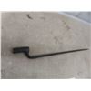 Image 6 : Military Bayonet,  Blade 20" Long, 3 Sided, Turn of the Century