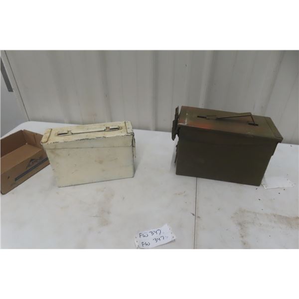 2x Military Ammo Boxes