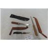 Image 1 : Knives – 3 Pc (Fillet & Bowie) w/ Sheaths