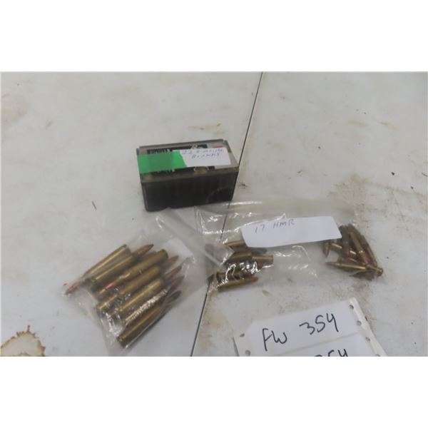 .22 Cal Rimfire Blanks 50 Rds + .17 HMR 20 Rds + . 11 Rds – 78 Rounds Total