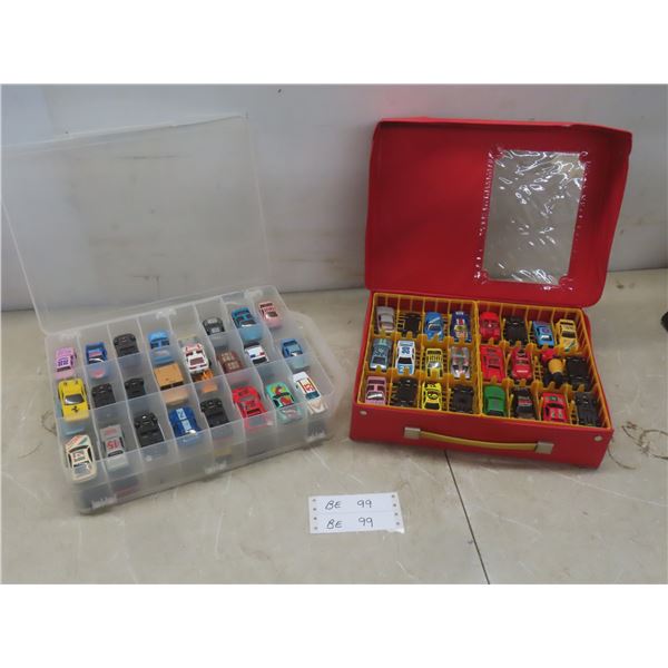 90+ Die Cast Vehicles with Cases