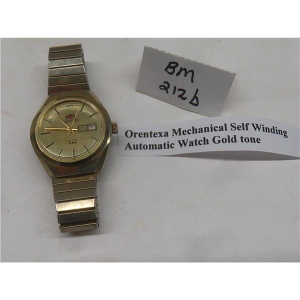 Orentexa Mechanical Self-Winding Automatic Watch, Gold Tone