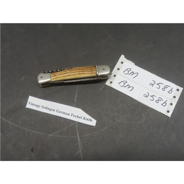 Vintage Solingen German Pocket Knife