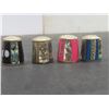 Image 6 : 4 Thimbles (3 Mexican Silver and Abalone, 1 Brass and Abalone), 1 Pair Abalone Earrings, 1 Single S
