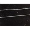 Image 2 : Silver Chain and Pendant, 18" with Small Heart and Pearl, 2.9g
