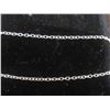 Image 2 : Sterling Silver 18" Chain with 21 Stones Around a Heart, 14.7g